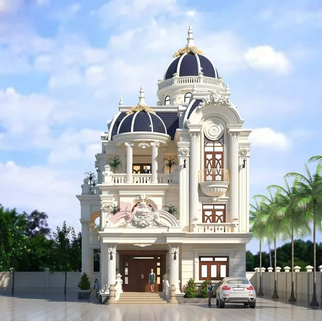 Mẫu nhà 36 Gia Khánh đã thi công – góc nhìn 1