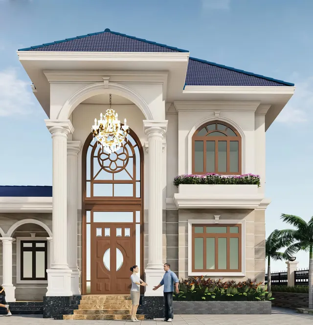 Mẫu nhà 24 Gia Khánh đã thi công – góc nhìn 1
