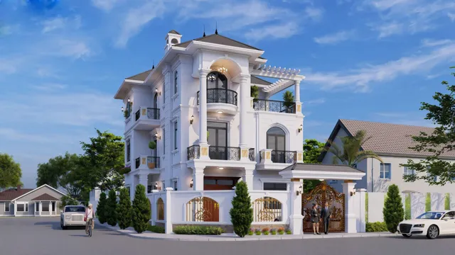 Mẫu nhà 19 Gia Khánh đã thi công – góc nhìn 1