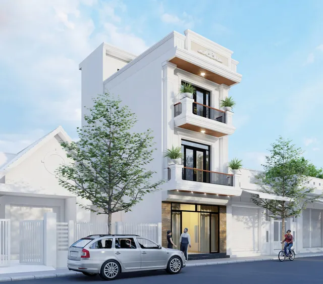 Mẫu nhà 28 Gia Khánh đã thi công – góc nhìn 1