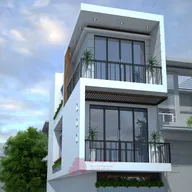 Phối cảnh mẫu 29: nhà phố 3 tầng hiện đại