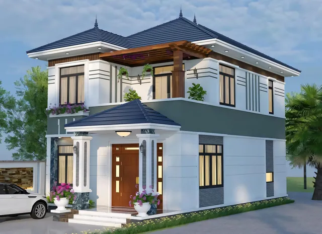 Mẫu nhà 04 Gia Khánh đã thi công – góc nhìn 1
