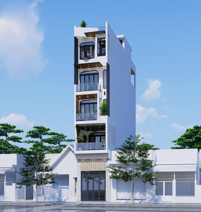 Mẫu nhà 26 Gia Khánh đã thi công – góc nhìn 1