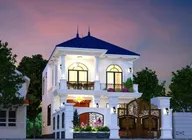 Phối cảnh mẫu 09: biệt thự 2 tầng tân cổ điển