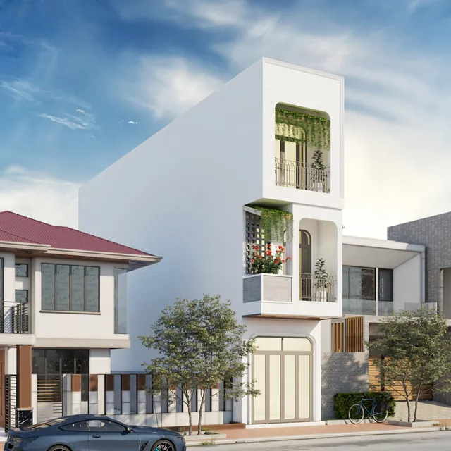 Mẫu nhà 44 Gia Khánh đã thi công – góc nhìn 1