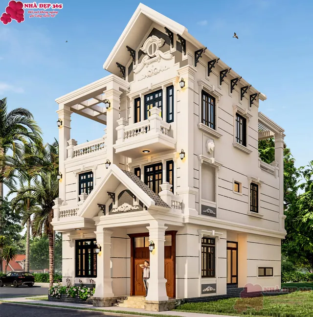 Mẫu nhà 25 Gia Khánh đã thi công – góc nhìn 1