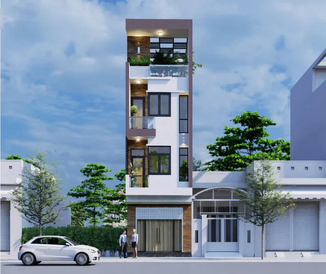 Mẫu nhà 16 Gia Khánh đã thi công – góc nhìn 1
