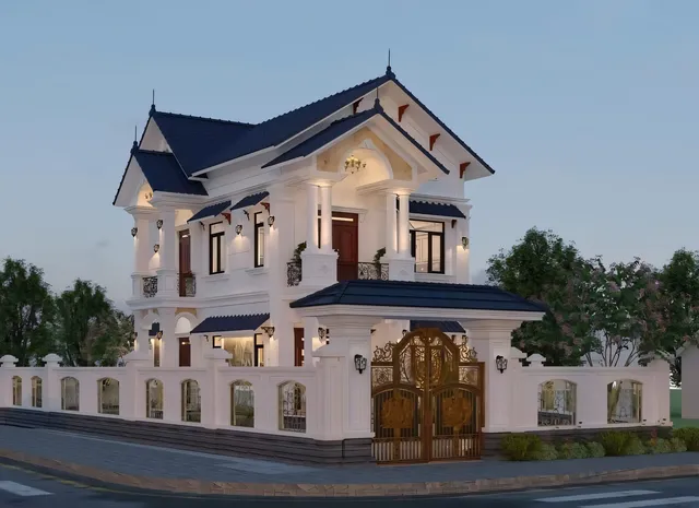 Mẫu nhà 14 Gia Khánh đã thi công – góc nhìn 1
