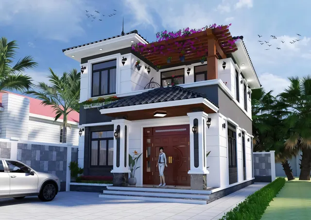 Mẫu nhà 06 Gia Khánh đã thi công – góc nhìn 1