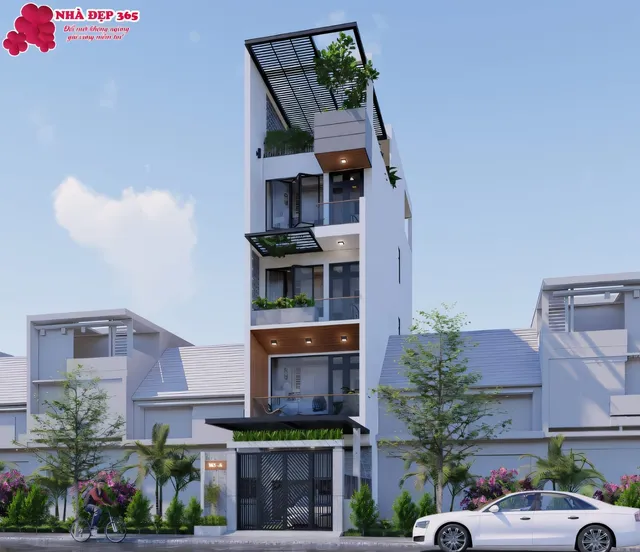 Mẫu nhà 17 Gia Khánh đã thi công – góc nhìn 1