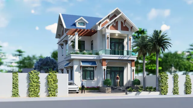 Mẫu nhà 47 Gia Khánh đã thi công – góc nhìn 2