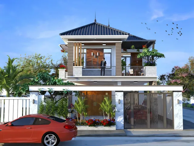 Mẫu nhà 13 Gia Khánh đã thi công – góc nhìn 2