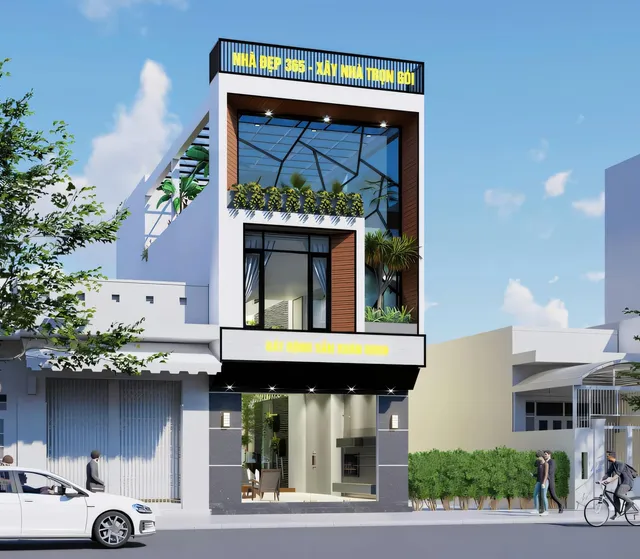 Mẫu nhà 48 Gia Khánh đã thi công – góc nhìn 2