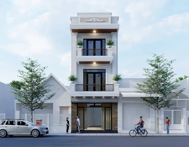 Mẫu nhà 28 Gia Khánh đã thi công – góc nhìn 2