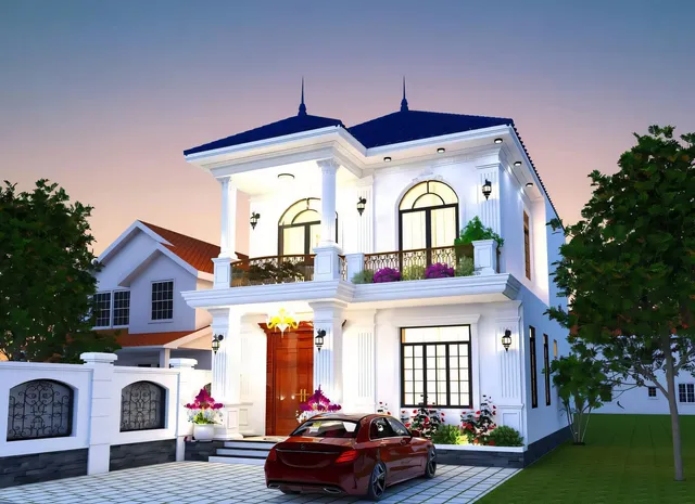 Mẫu nhà 09 Gia Khánh đã thi công – góc nhìn 2