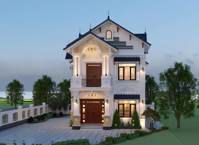 Mẫu nhà 14 Gia Khánh đã thi công – góc nhìn 2