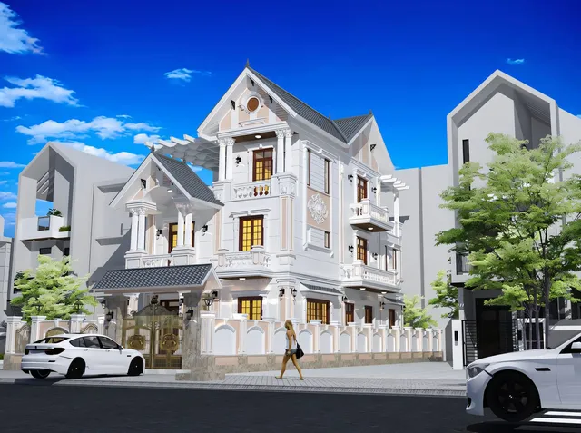Mẫu nhà 46 Gia Khánh đã thi công – góc nhìn 2