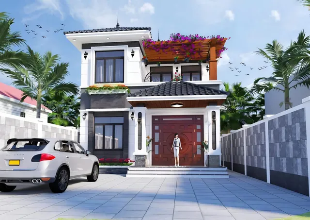 Mẫu nhà 06 Gia Khánh đã thi công – góc nhìn 2