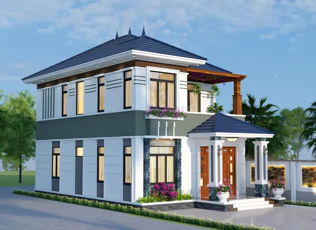 Mẫu nhà 04 Gia Khánh đã thi công – góc nhìn 2