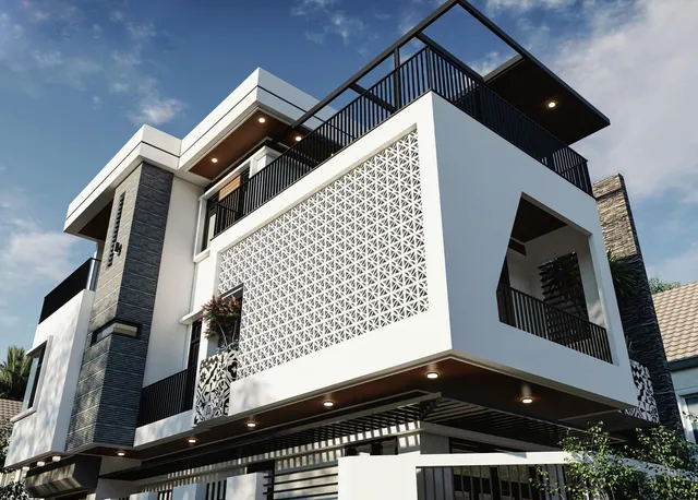 Mẫu nhà 30 Gia Khánh đã thi công – góc nhìn 2