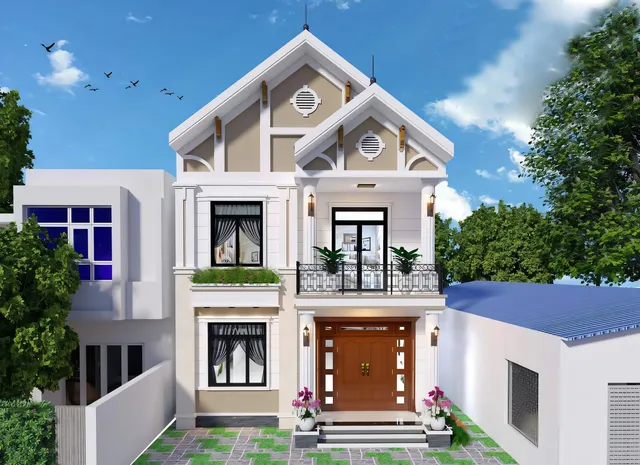 Mẫu nhà 08 Gia Khánh đã thi công – góc nhìn 3