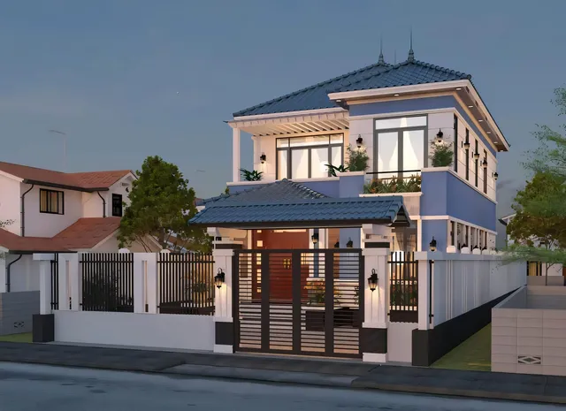 Mẫu nhà 03 Gia Khánh đã thi công – góc nhìn 3