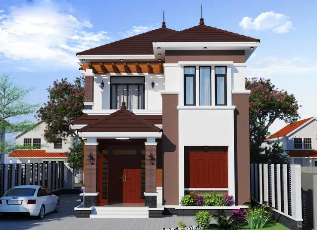Mẫu nhà 07 Gia Khánh đã thi công – góc nhìn 3
