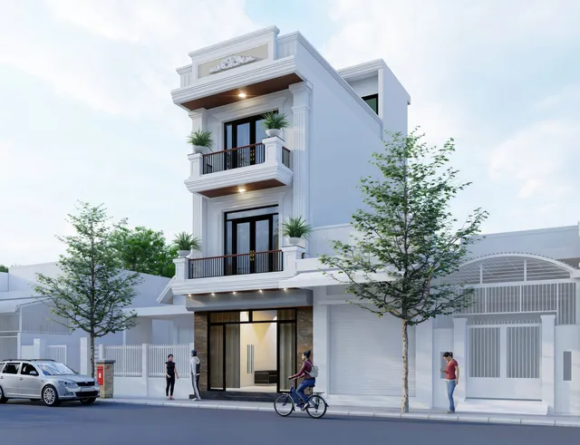 Mẫu nhà 28 Gia Khánh đã thi công – góc nhìn 3
