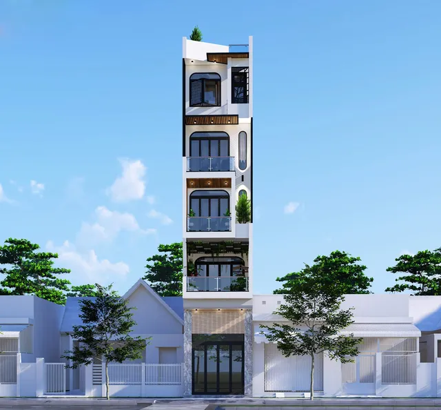 Mẫu nhà 26 Gia Khánh đã thi công – góc nhìn 3