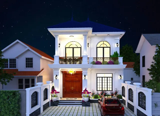 Mẫu nhà 09 Gia Khánh đã thi công – góc nhìn 3